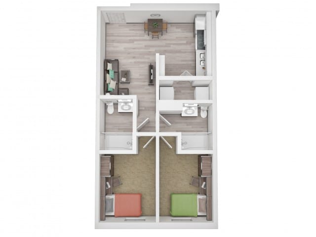 texas a&m apartment floor plan